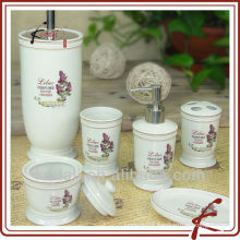 Set of 6 new arrival ceramic bathroom accessory